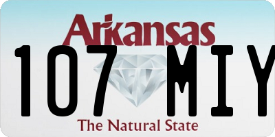 AR license plate 107MIY