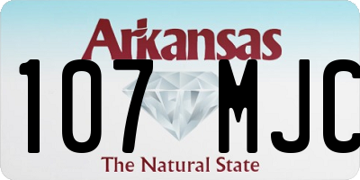 AR license plate 107MJC