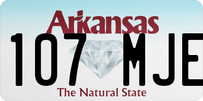 AR license plate 107MJE