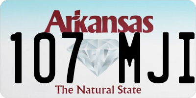 AR license plate 107MJI