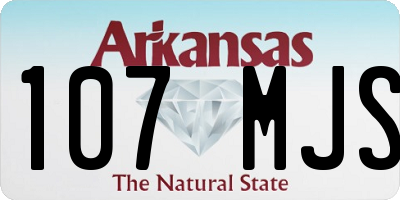 AR license plate 107MJS