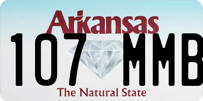 AR license plate 107MMB