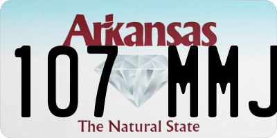 AR license plate 107MMJ