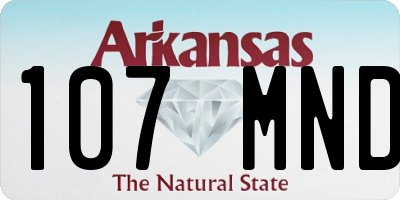 AR license plate 107MND