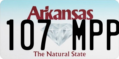 AR license plate 107MPP