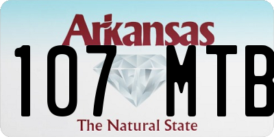 AR license plate 107MTB