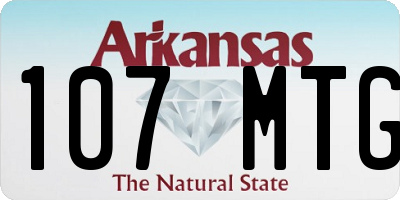 AR license plate 107MTG