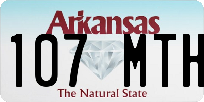 AR license plate 107MTH