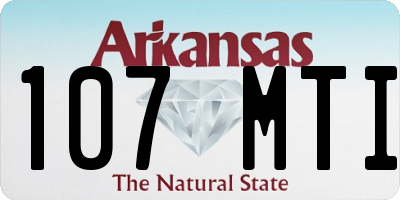 AR license plate 107MTI