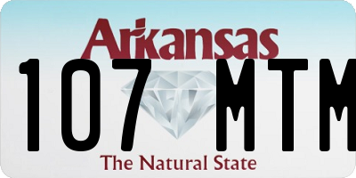 AR license plate 107MTM