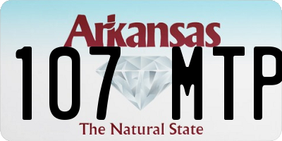 AR license plate 107MTP