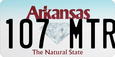 AR license plate 107MTR
