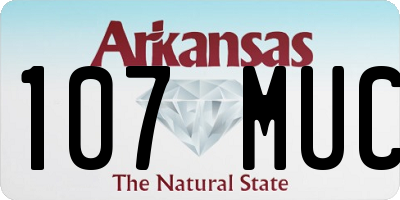 AR license plate 107MUC