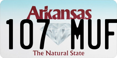 AR license plate 107MUF