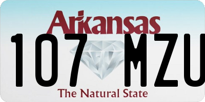AR license plate 107MZU