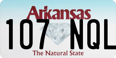 AR license plate 107NQL