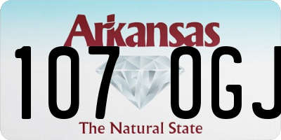 AR license plate 107OGJ
