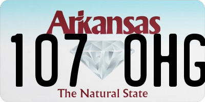 AR license plate 107OHG