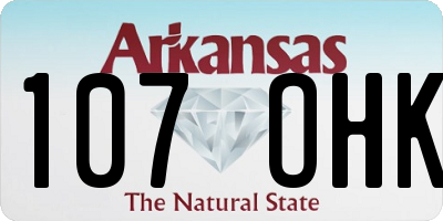 AR license plate 107OHK