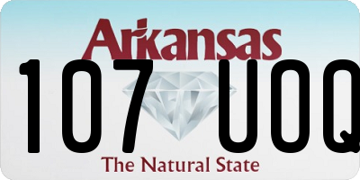 AR license plate 107UOQ