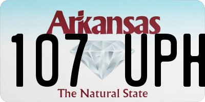 AR license plate 107UPH