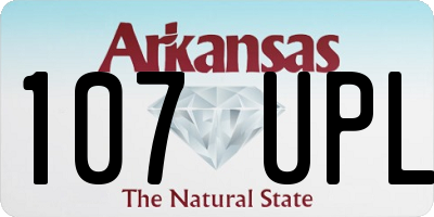 AR license plate 107UPL