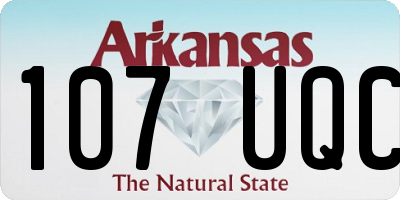 AR license plate 107UQC