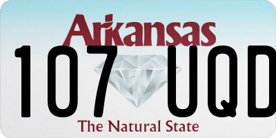AR license plate 107UQD