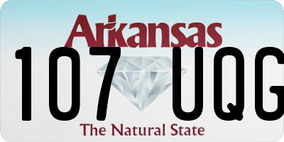 AR license plate 107UQG