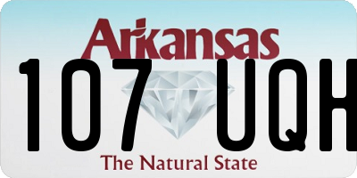 AR license plate 107UQH