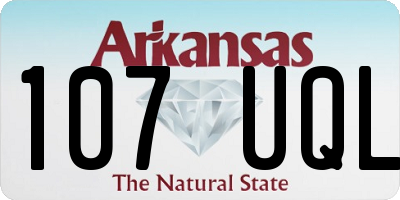 AR license plate 107UQL
