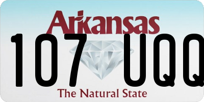AR license plate 107UQQ