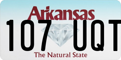AR license plate 107UQT