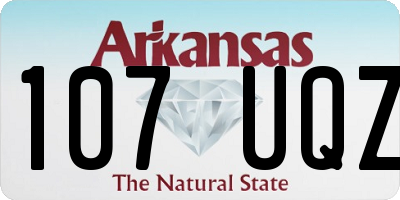 AR license plate 107UQZ