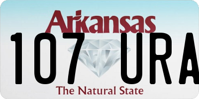 AR license plate 107URA
