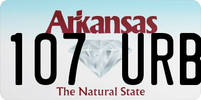 AR license plate 107URB