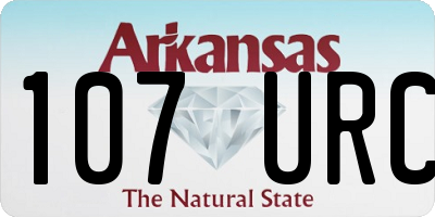 AR license plate 107URC