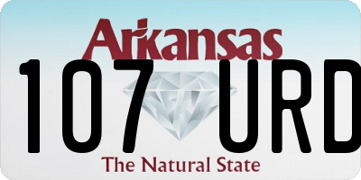 AR license plate 107URD