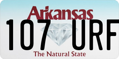 AR license plate 107URF
