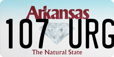 AR license plate 107URG