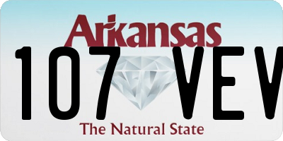 AR license plate 107VEV