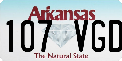AR license plate 107VGD