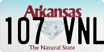 AR license plate 107VNL