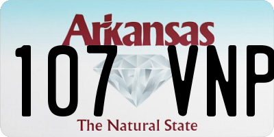 AR license plate 107VNP