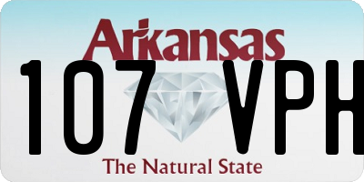 AR license plate 107VPH