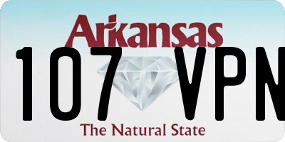 AR license plate 107VPN