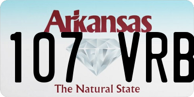 AR license plate 107VRB