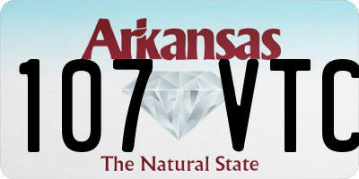 AR license plate 107VTC