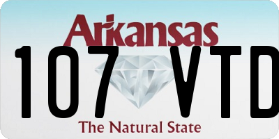 AR license plate 107VTD