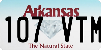 AR license plate 107VTM